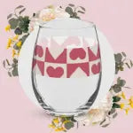 Stemless wine glass